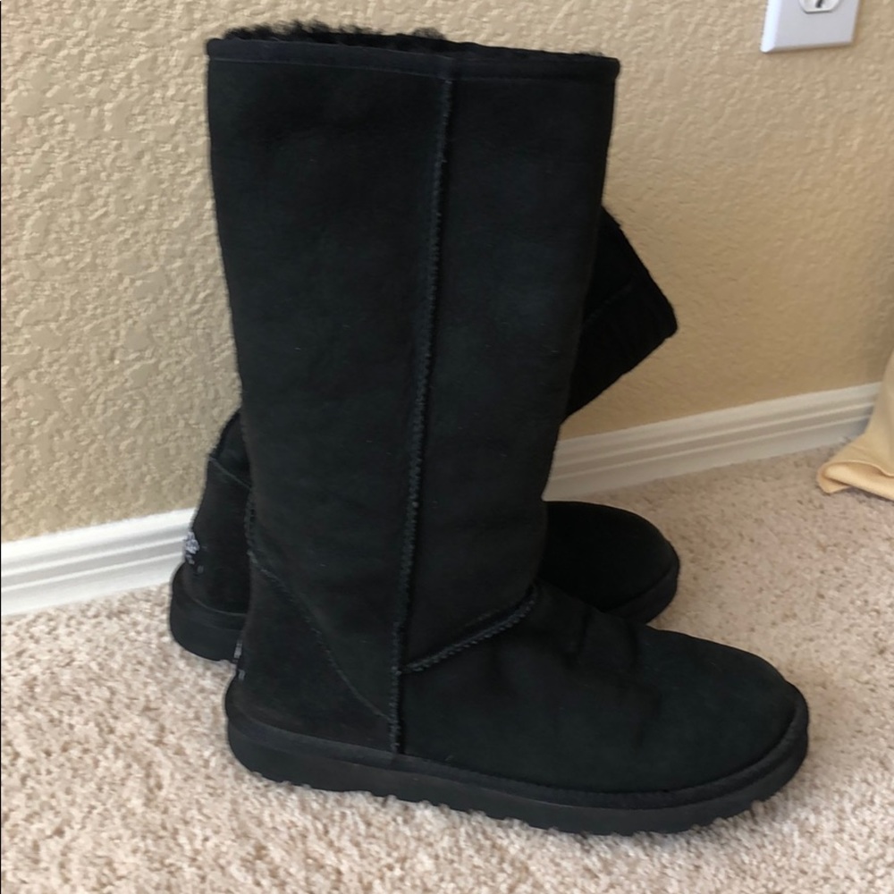 Ugg Tall Black Boots Size 9
